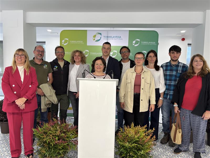 Responsables presentación "Torrelavega Conexión Natural"